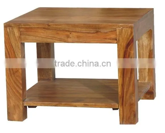 End Table Sheesham Wood,Industrial Table