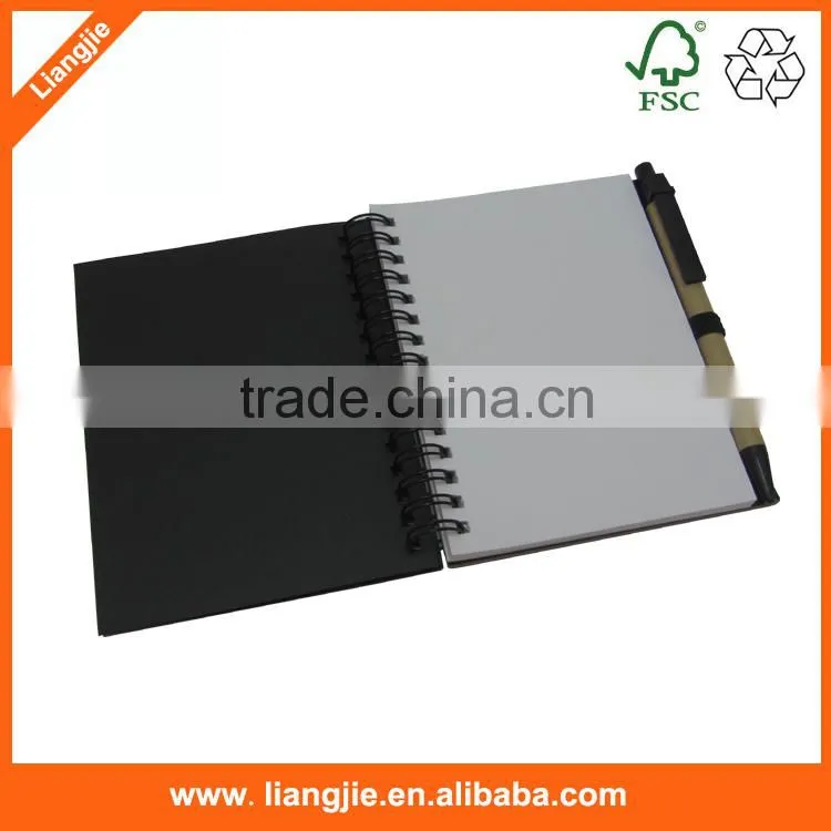 Colored sticky notepad combined magnet folder spiral notebook