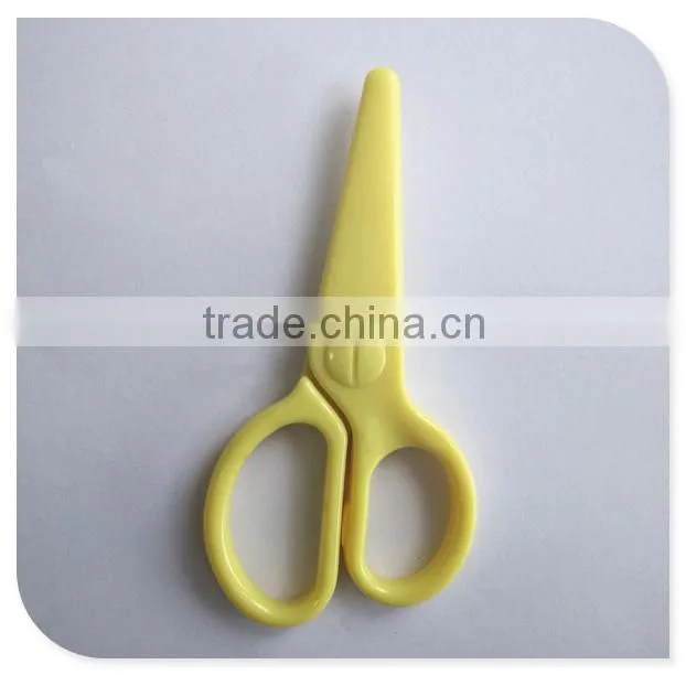 school stationery scissors/plastic cutting scissor