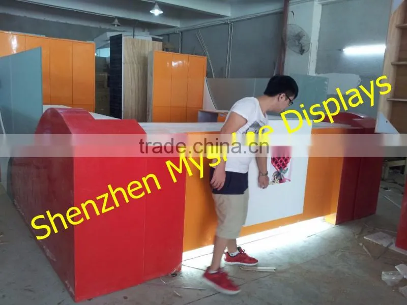 High end 3D design drink kiosk of coffee bar cafe bar counter