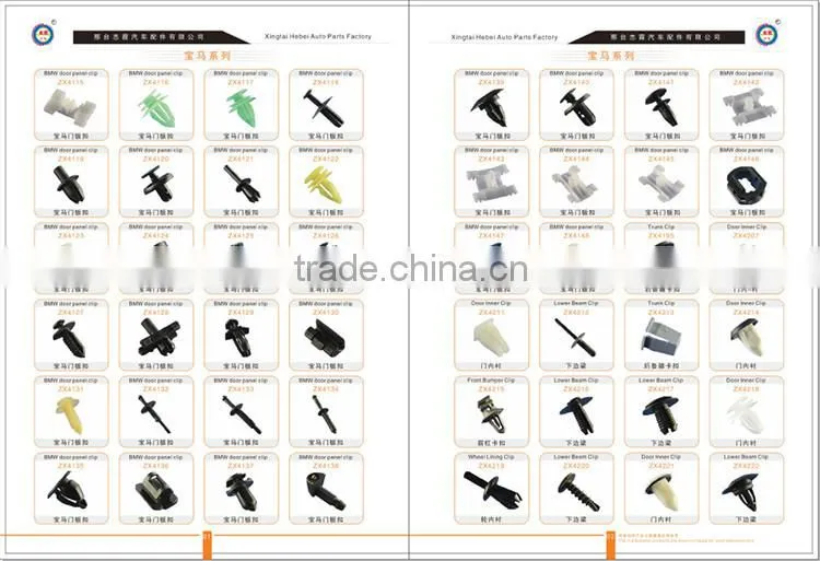 Low MOQ 8mm Hole Plastic Auto Rivet Fastener Plastic Push Rivets Auto Clips