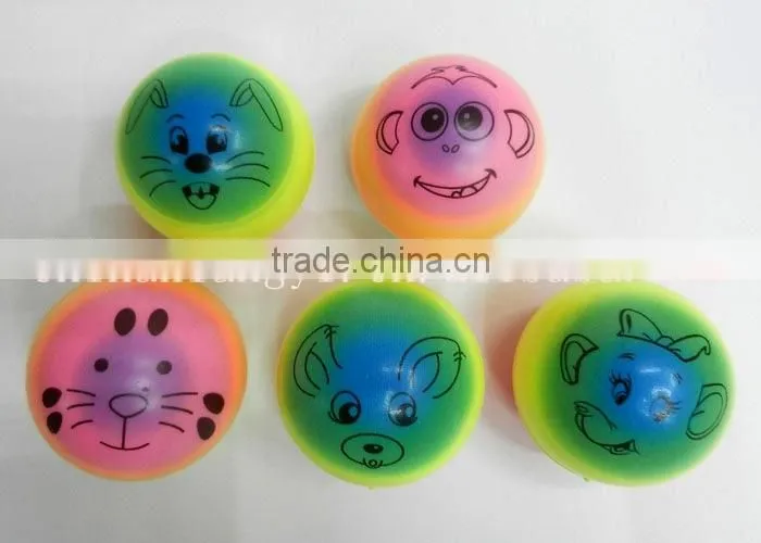 color animal PU foam Ball High quality children toy balls Soft anti stress ball