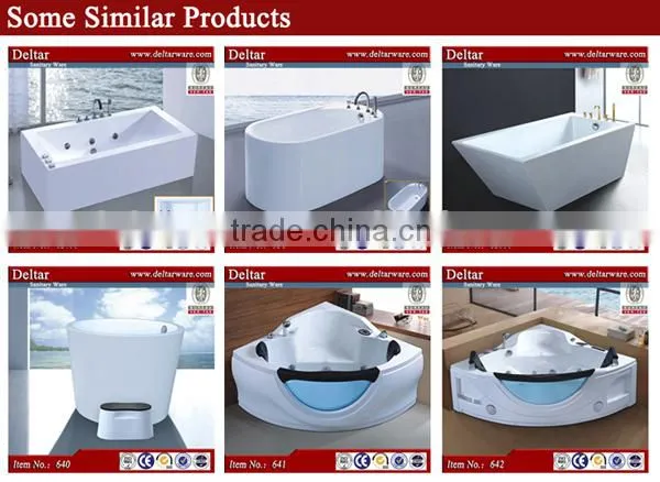 Chinese direct manufactuer bathtub different size, bath tub price, bathroom with bathtub classical style