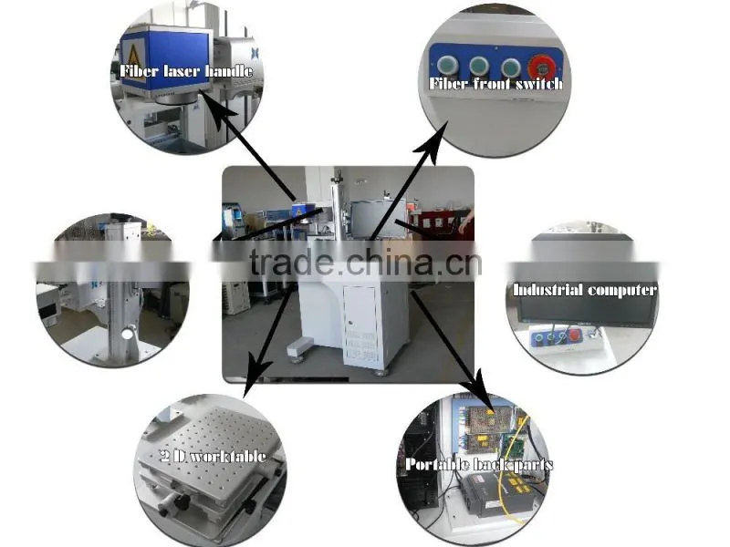 fiber laser 20w metal engraving machine for sale XTLASER IN CHINA