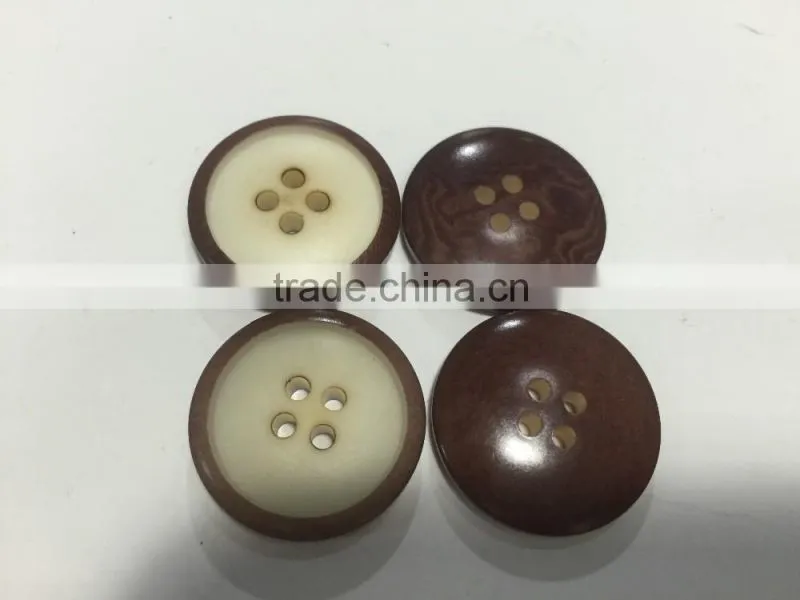 4 Holes Dyed Natural Corozo Nut Buttons