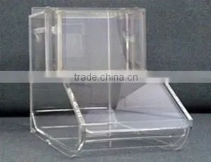 Frosted acrylic lockable candy box