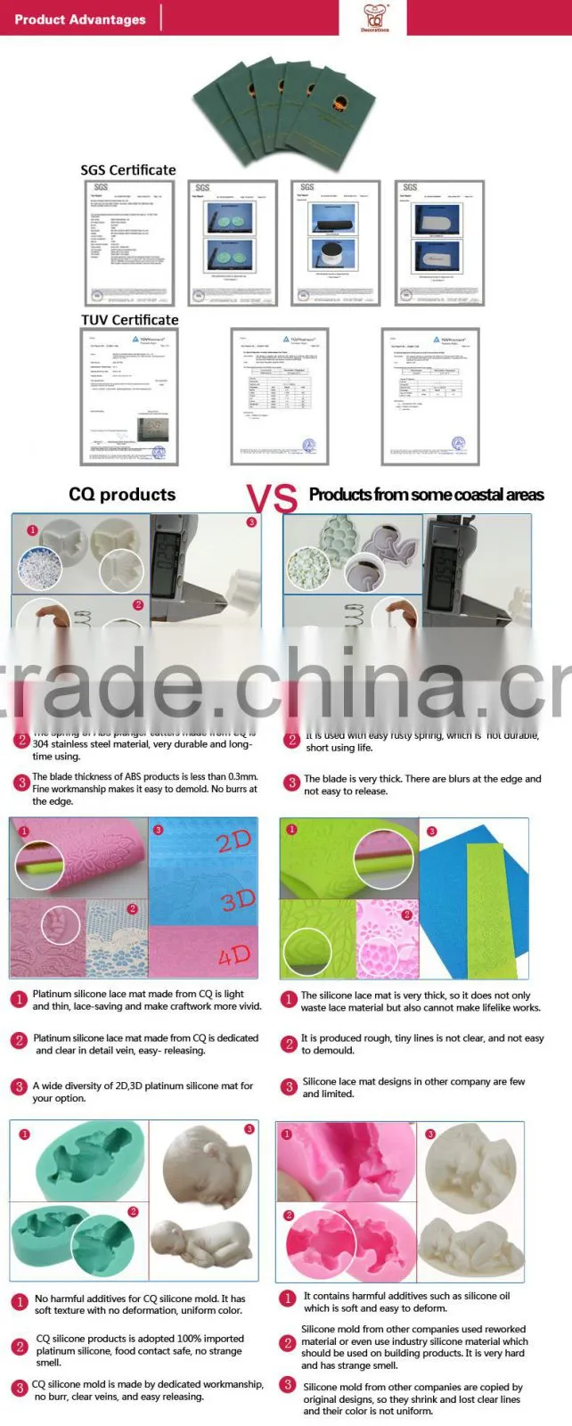 Sugar paste modeling fondant extruder tool , extruder paste gun