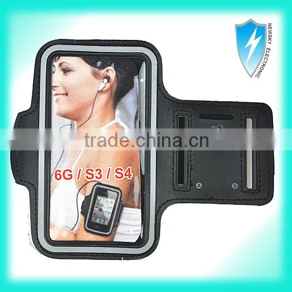 Newest PVC sport armband case for Iphone 6 plus 5.5 "runing armband