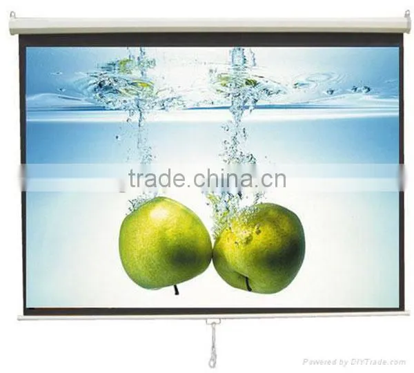 Hot sale competitive price manual projection screen, fast folding projector screen