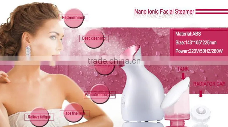 Nano Ionic Facial Steamer for skin moisture, discharge toxins