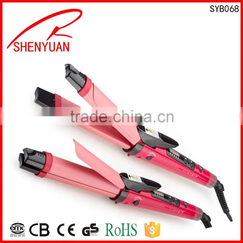 hot sale professional hair straightener/hair curler