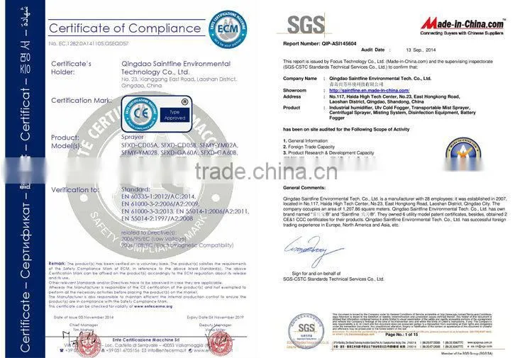 With CE suspension air cooler fan humidifier