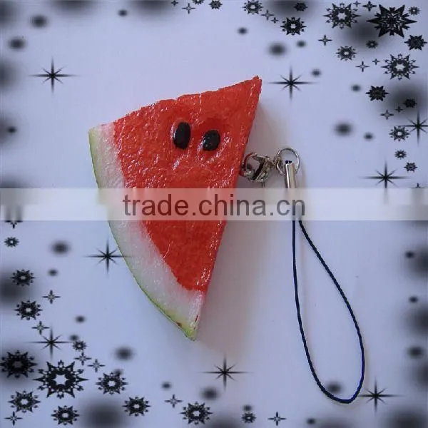 Simulation plastic pomegranate keychain/mobile phone straps