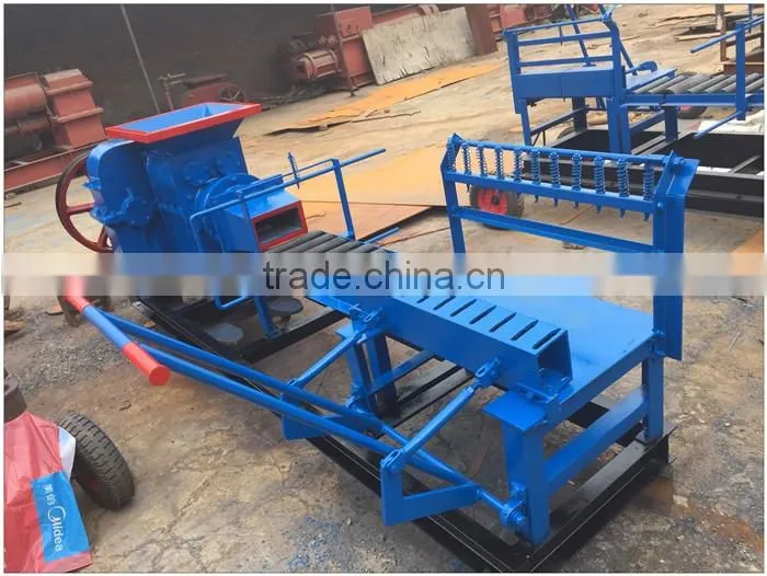 BW-250 diesel engine driven auto clay cement red brick making machine price