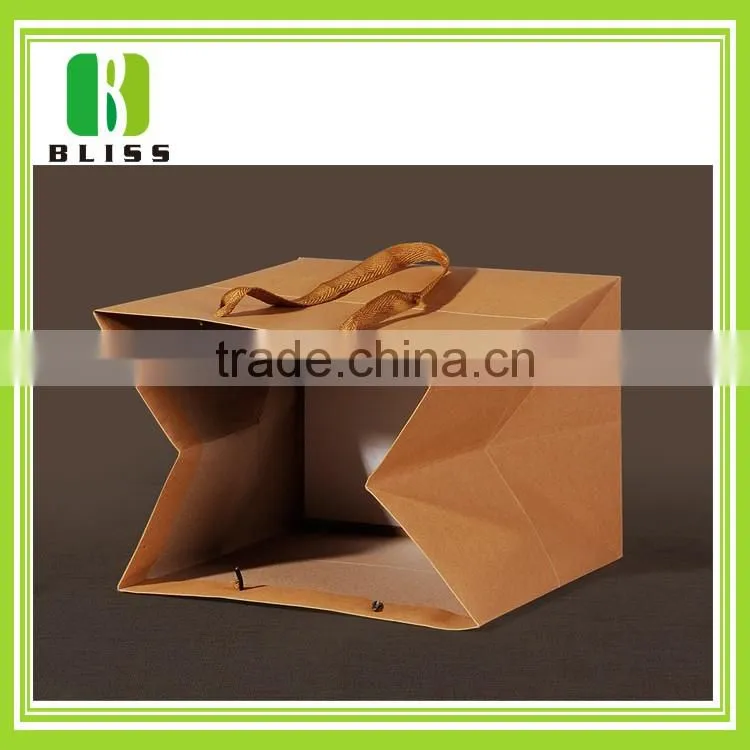 OEM Custom Design promotional cheap kraft paper bag