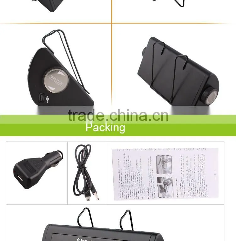 In-car Bluetooth Speaker Phone Receiver Car MP3 Portable Adapter