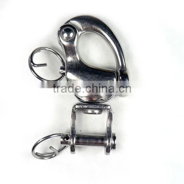stainless steel jaw swivel snap shackle