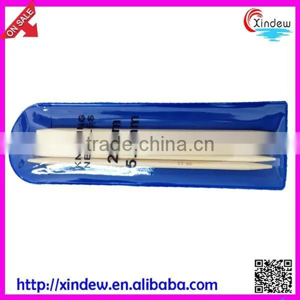 35 cm carbonized bamboo knitting needle in OPP bag