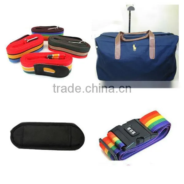 Silk cosmetic bag with shoulder strap for jumbo bag