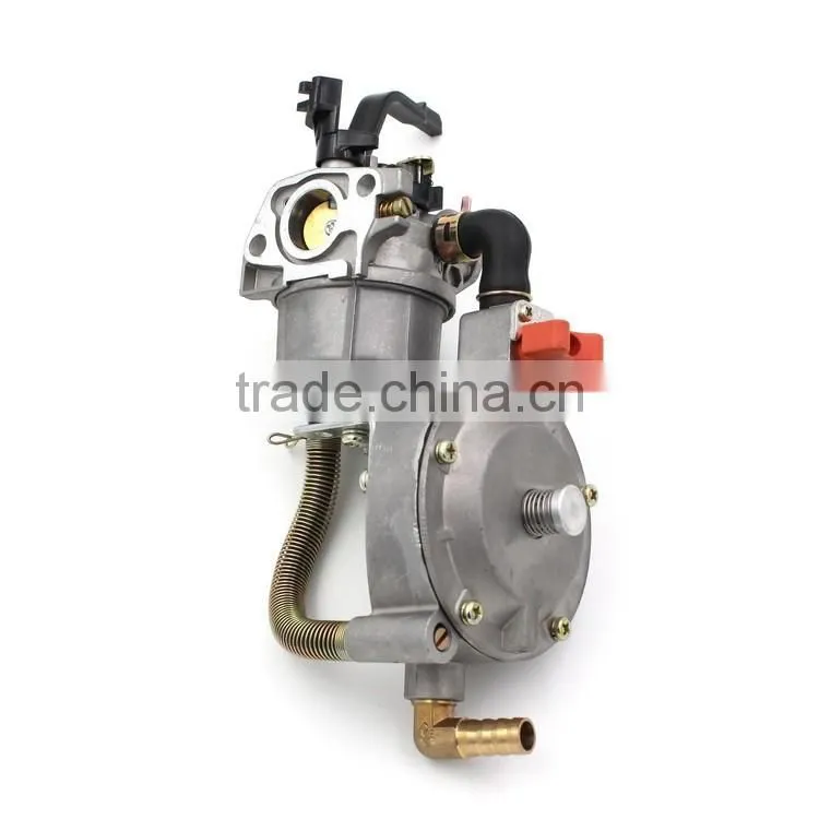 170F GX200 LPG CNG dual fuel carburetor for tonco water pump engine generator 2.8kw carb