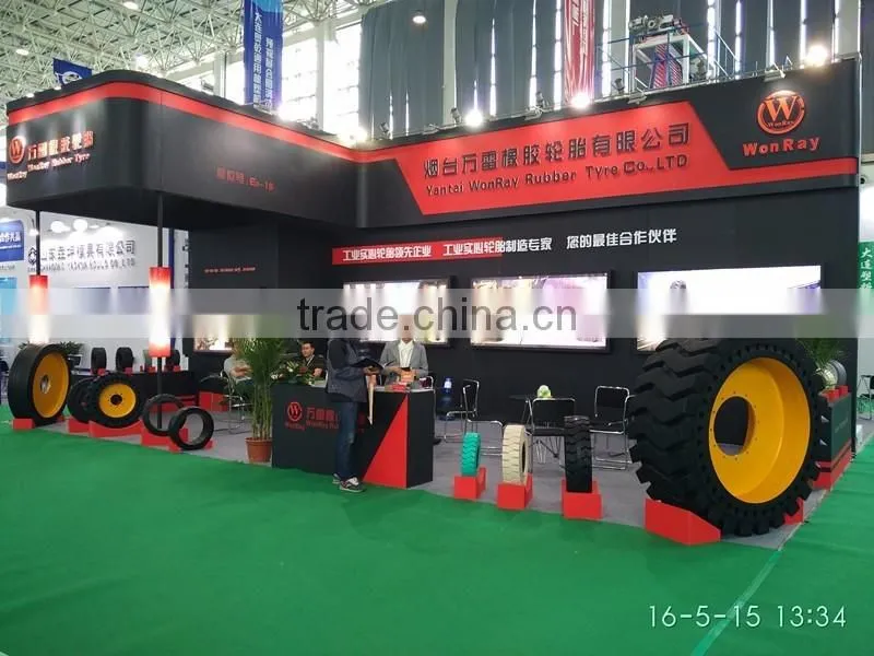 press-on solid tires for Passenger boarding bridge