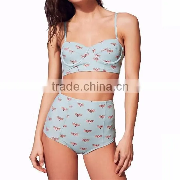 2017 xxx hot sex high waist bikini