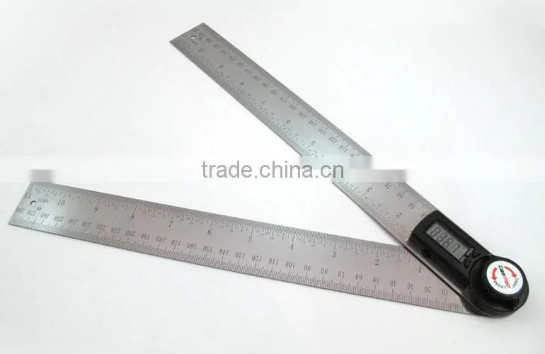 machinery hand tools stainless steel folding ruler digital angle protractor