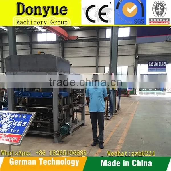 habiterra block machine qt4-25 automatic hydraulic concrete block making production line price
