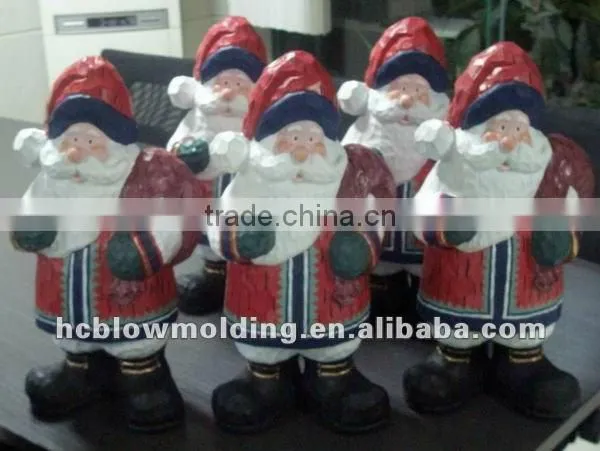 plastic blow mold inflatable santa claus christmas gift