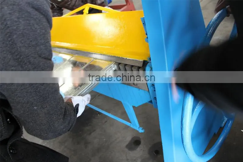 hand sheet folding machine for HVAC, manual bending machine