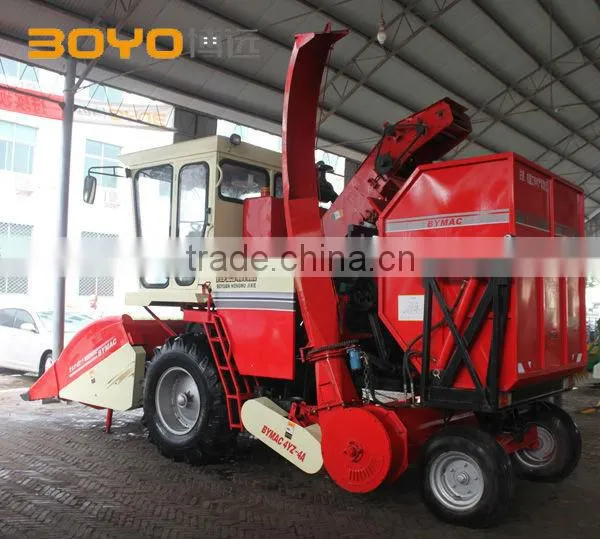 4YZ-4AH corn harvester with silage machine