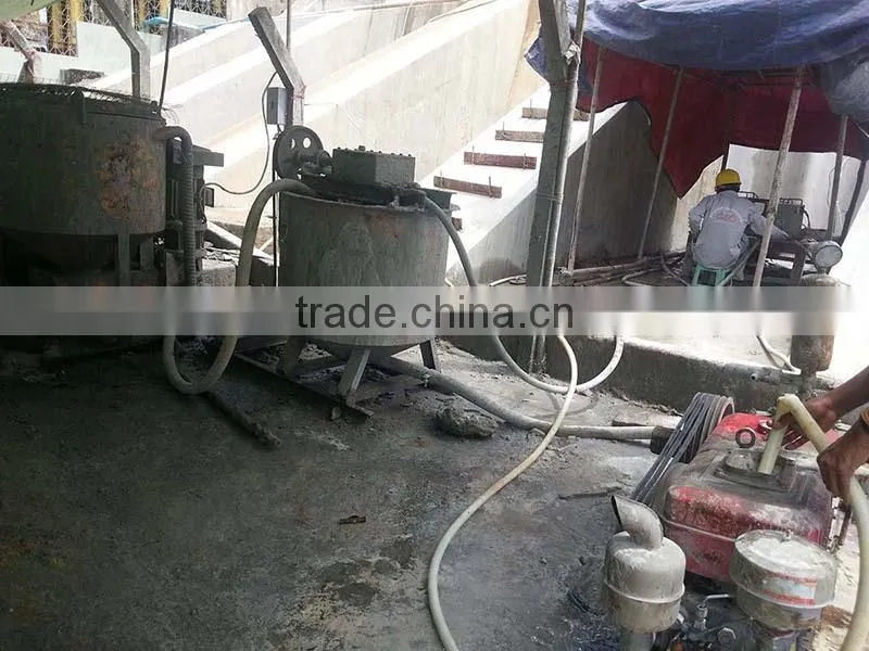 350L flow horizontal triplex piston high pressure slurry pump