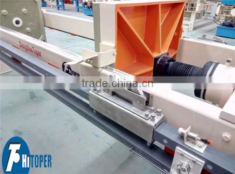 Environmental friendly 40m2 filter press, manual or automatic discharge filter press
