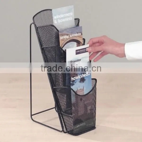 Countertop Wire Mesh Leaflet Holder