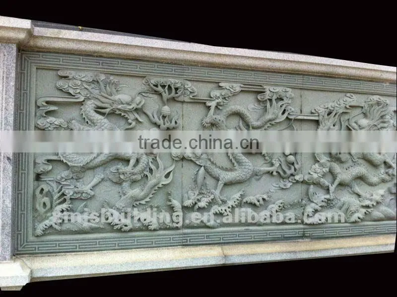 Natural Marble Wall Flower Relief