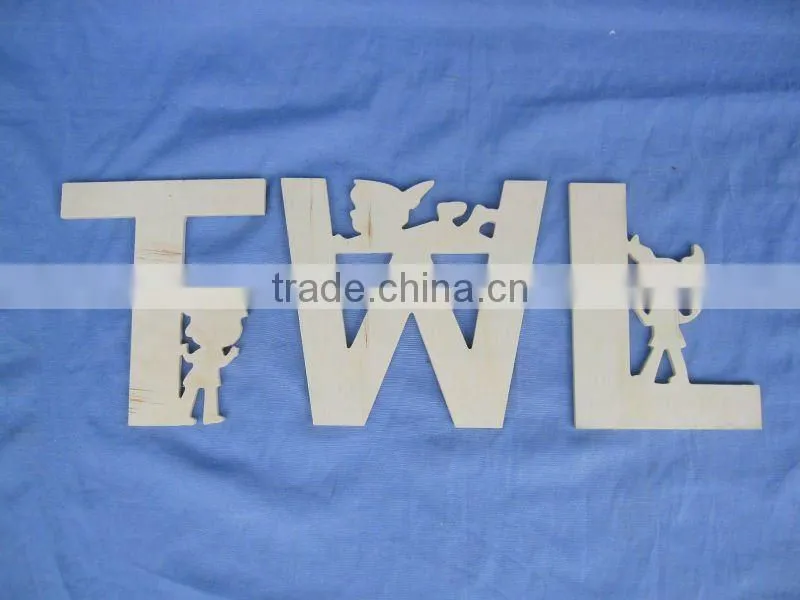 Prety Decorative Wooden alphabet Letters For Crafts