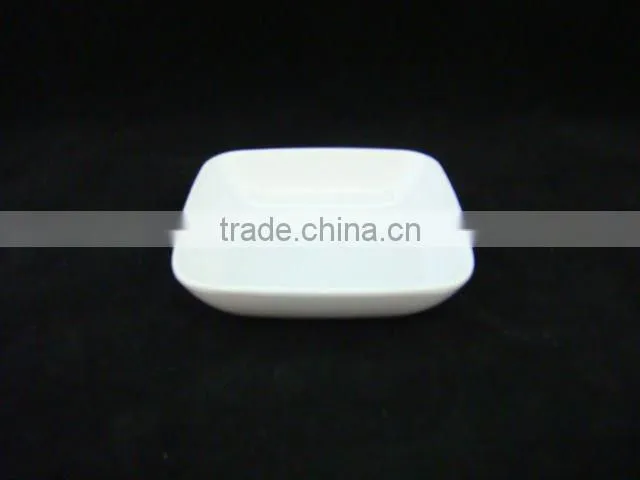 round melamine sauce dish