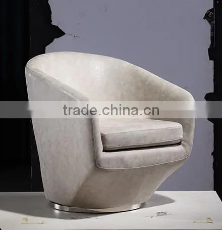 YYA027Factory customized swivel leather modern club chair