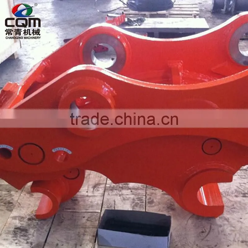 Hydraulic 360 degree rotation bucket quick coupler with high quality