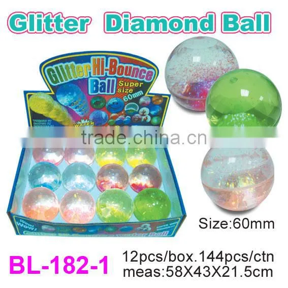 Colorful Glitter LED Bouncy Balls for Kids