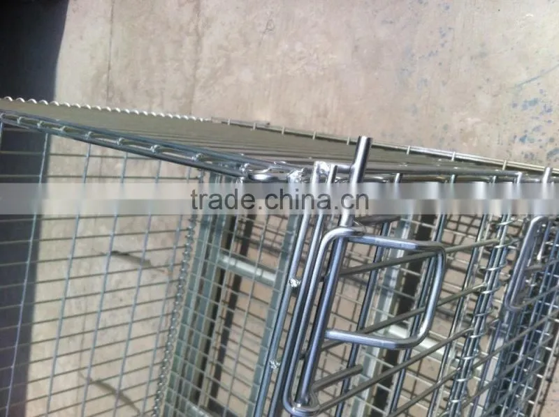 Steel Stacking Folding Warehouse Cages/Storage Cages