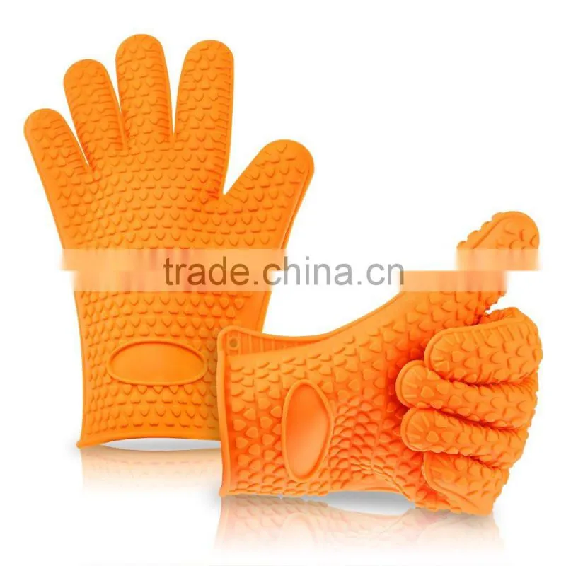 Multi Using Heat Resistant Silicone Kitchen Oven Gloves