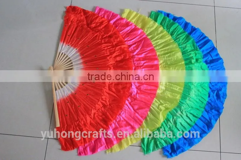 2014 Hot Belly Dance Real Silk Fan Veil