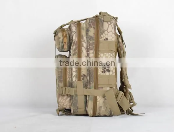 3P Outdoor Sport Military Combat Tactical Rucksack Backpack Knapsack Camping Hiking Trekking Assault Bag Pack