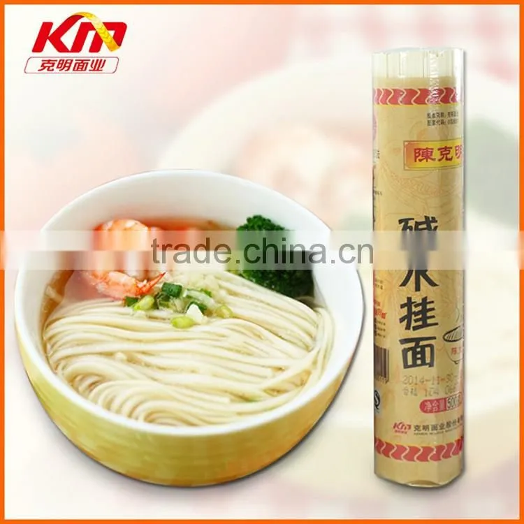 Healthy alkline dried instant asian noodles in 500g per bag
