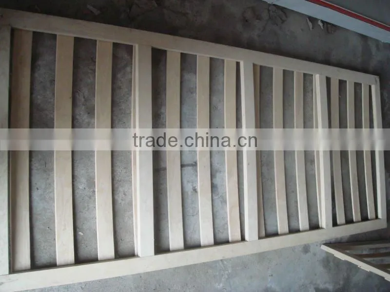 Heze kaixin Birch/Poplar/Pine wood slatted military bed frame