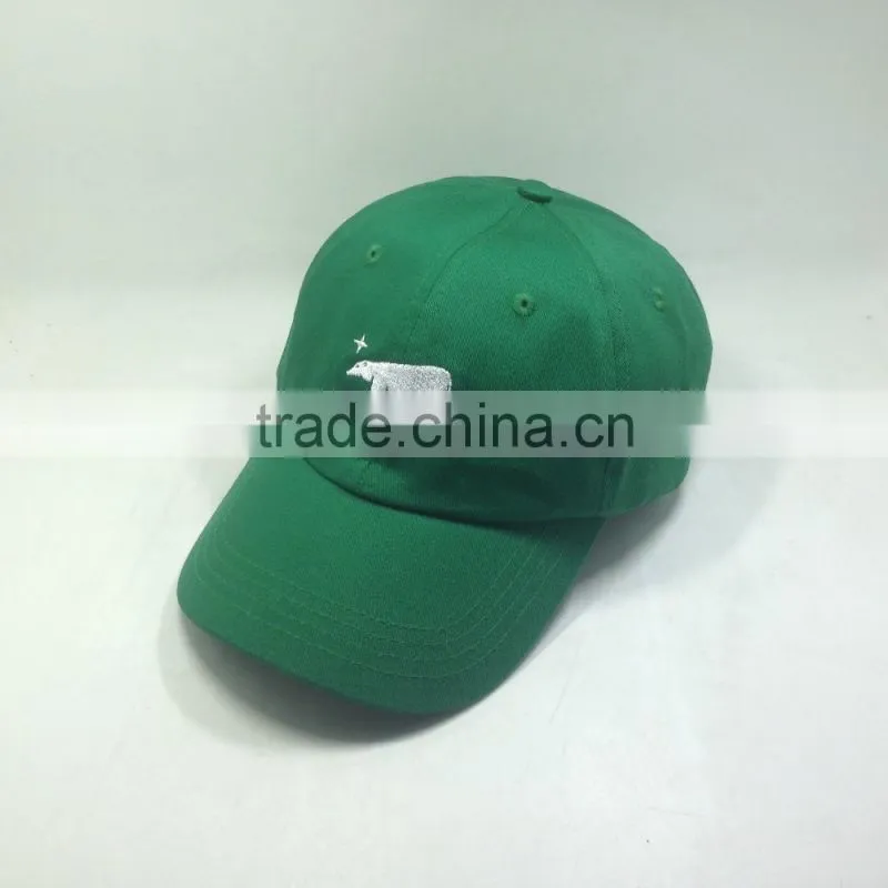 Heavy Brushed Cotton Dad Caps And Hats With Printed Seam