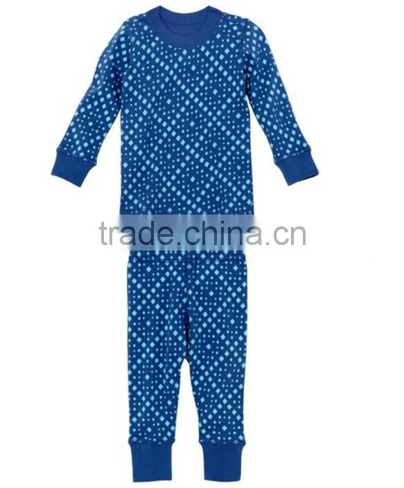 wholesale 100% cotton custom printed boys sleep wear or OEM kids pajamas