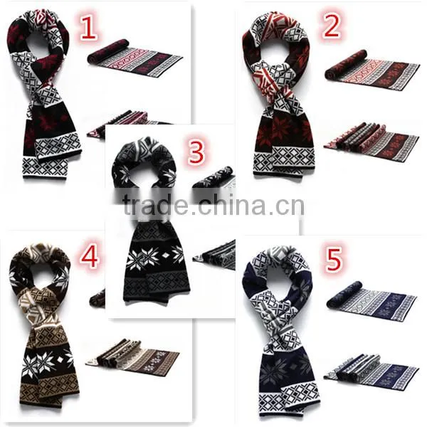1 pc hot sale good quality printed flowers acrylic lmitation cashmere men and women winter scaf
