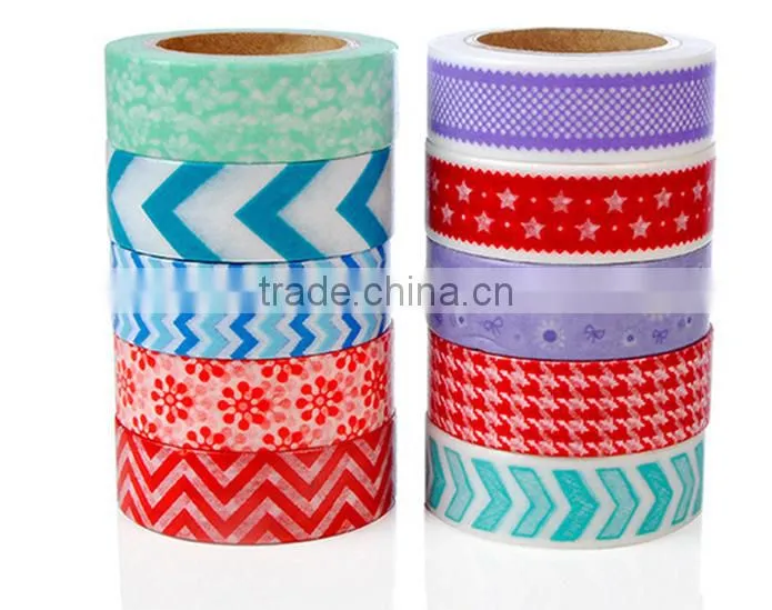 Chevon and Pokla Dot Washi Masking Tape Set